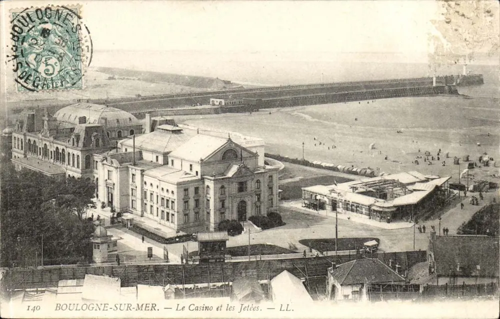 Boulogne-sur-Mer — Das Casino und die Pierse — LL. — Nr. 140 - Vorderseite