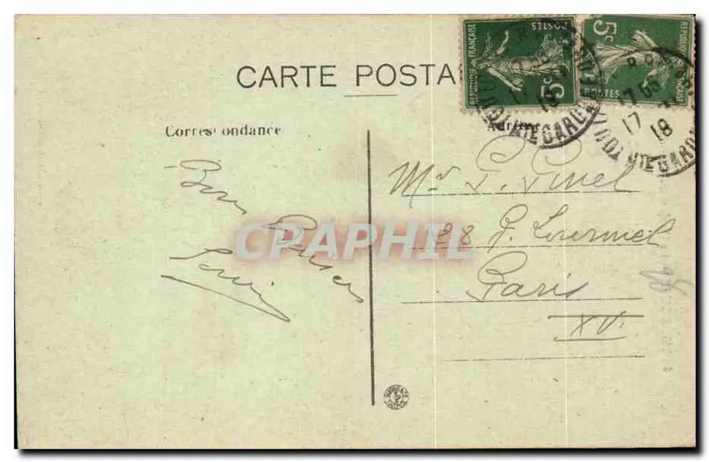 Toulouse — O Donjon do Capitole — Ed. Clémence-Issuère - Verso