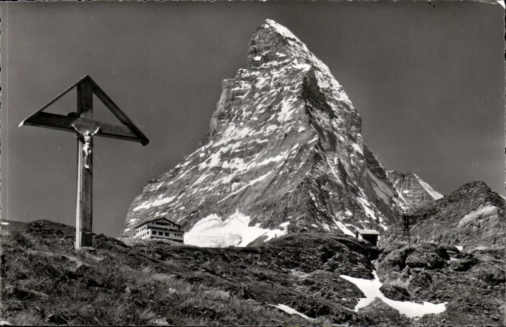 Matterhorn — Blick von Zermatt — Verlag A. Perren-Barberini - Vorderseite