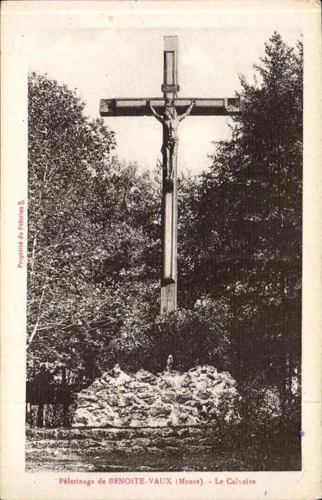 Pilgerung von BENOITE-VAUX (Meuse) — Das Calvary — Eigentum der Pilgerung - Vorderseite