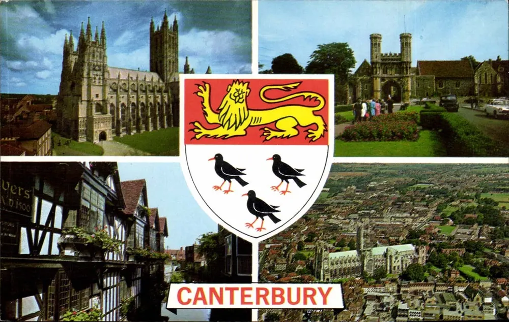 Canterbury — vista aérea e monumentos — Photo View, U.S.A. - Frente