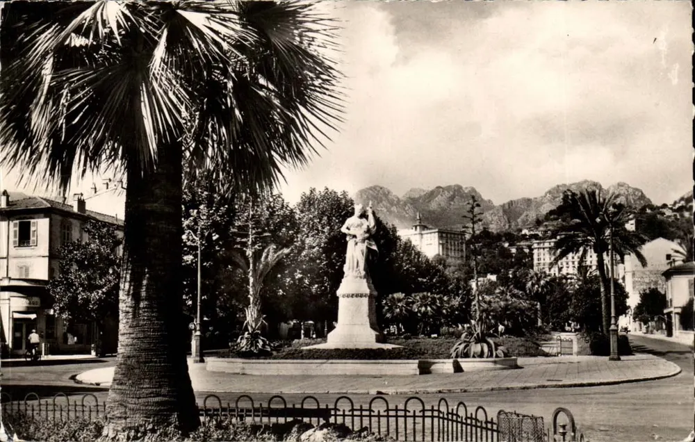 Denkmal der Annexion an Frankreich — Menton — Éditions du Globe, Paris - Vorderseite