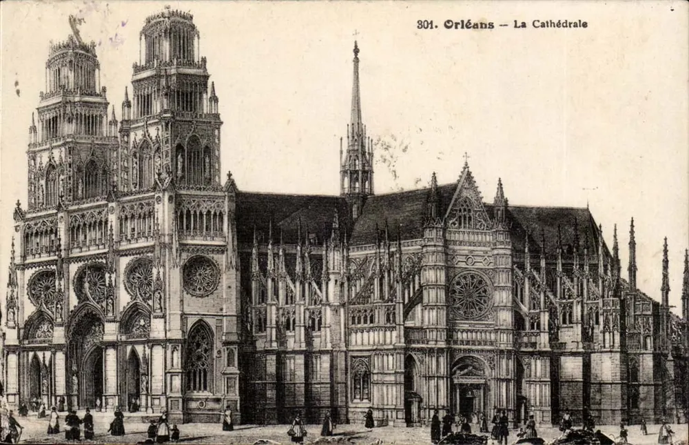 Orléans — A Catedral — L. Lenormand, n°301 - Frente