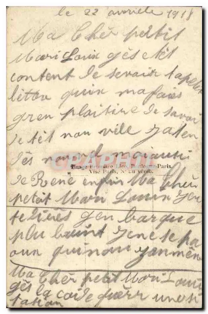 Soldat und Frau — zärtliche Szene — JMT PARIS, n°156 - Rückseite