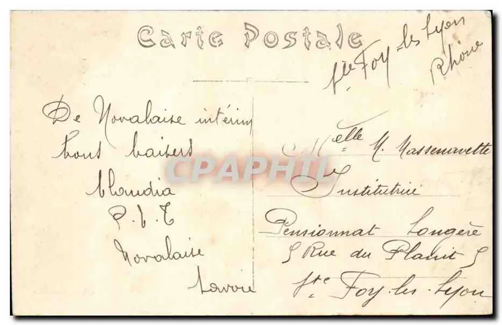 Arredores de Novalaise (Savoie) — Nance e o Lago d'Aiguebelette — P. Gottaue, Tabas, Novalaise - Verso