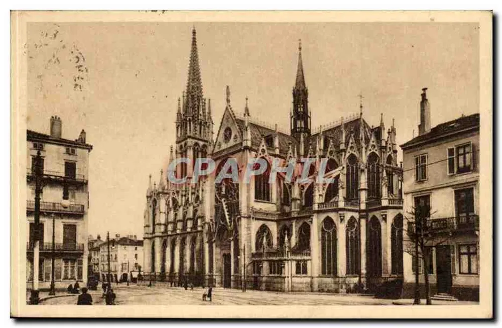 NANCY — Basílica de São Epvre — Les Éditions d'Art Angéris, Nancy, n°16 - Frente