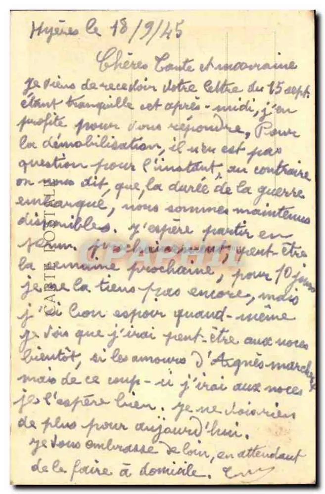 Hyères-les-Palmiers — A Avenida Riondet — editor Riffice, n°33 - Verso
