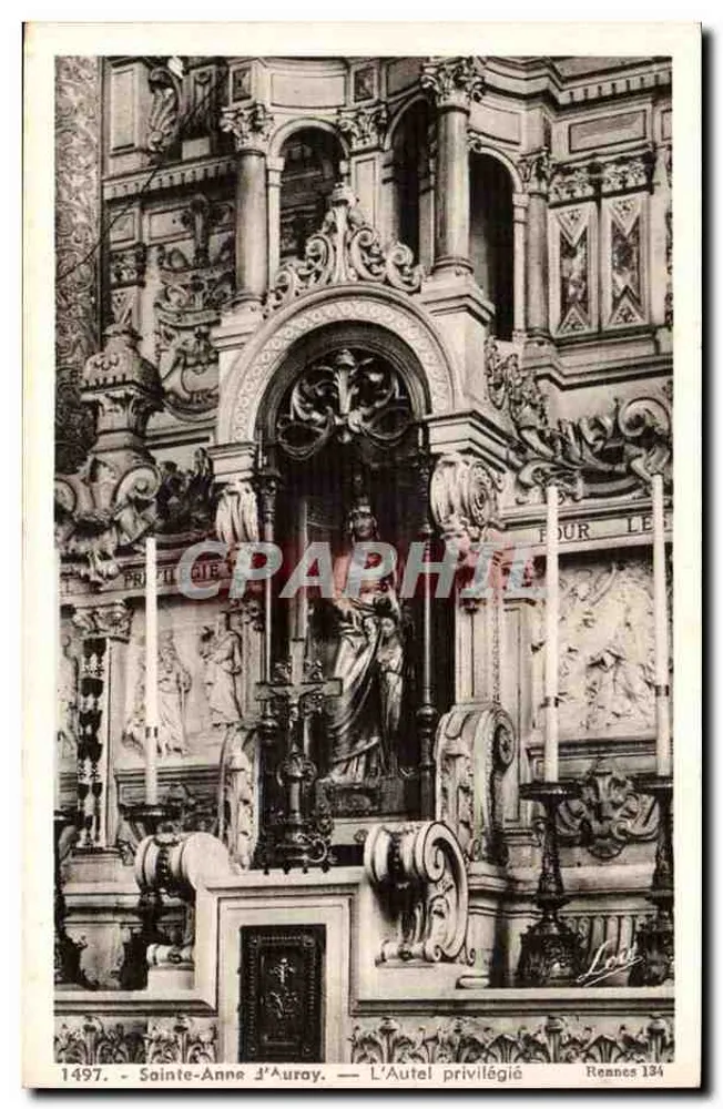Santa Ana d'Auray — O Altar Privilegiado — Rennes 134 - Frente