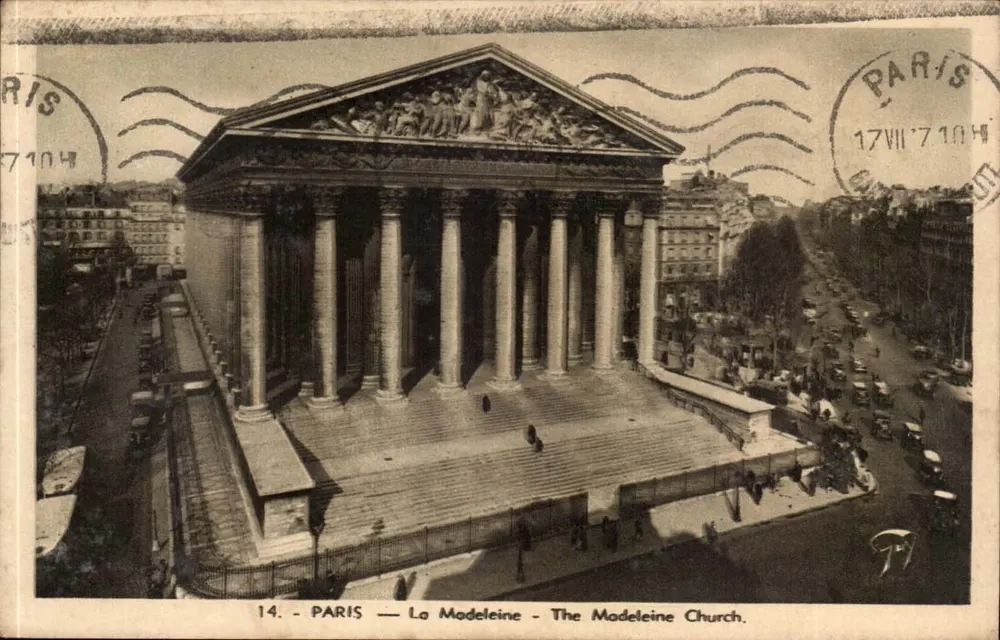 Paris — La Madeleine — A Igreja da Madeleine — 14. — Editor não identificado - Frente