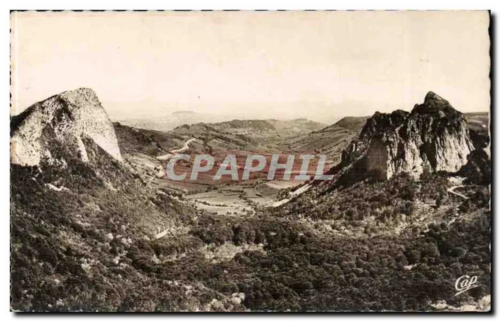 Ansicht der Roches Tullières und Santidobre — Verlag Cie des Arts Photographiques, Nr. (33) - Vorderseite