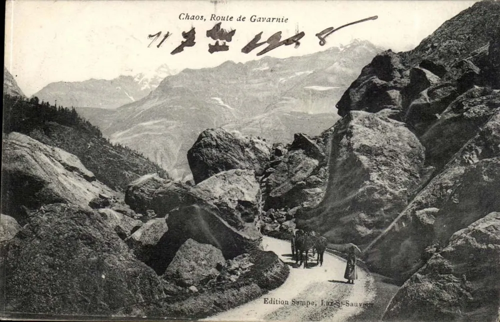 Chaos, Estrada de Gavarnie — Edição Semppe, Luz-Saint-Sauveur - Frente