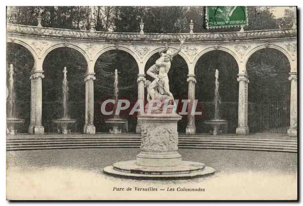 Parque de Versalhes — As Colunatas — Editor não identificado, número de série não visível - Frente