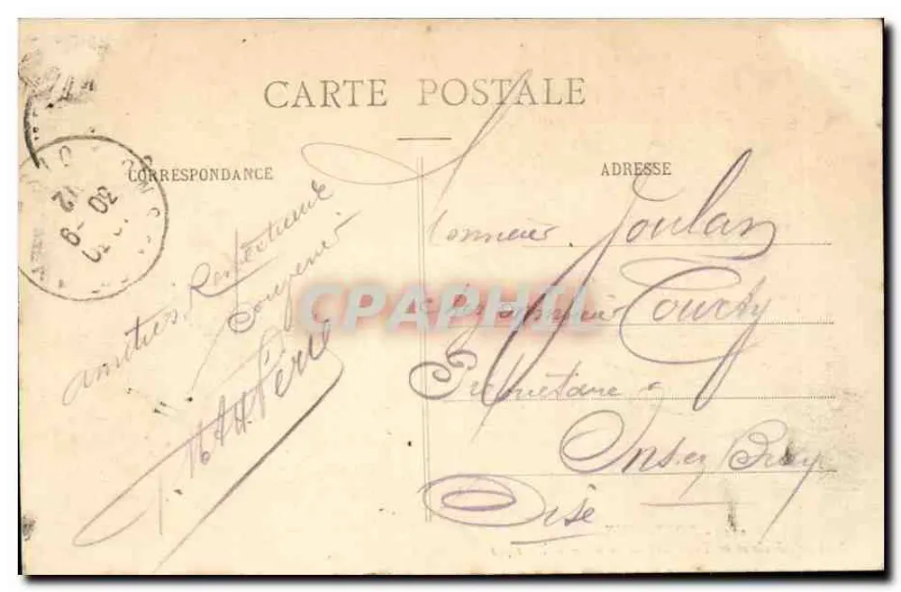 Bordeaux — Die Kathedrale und die Tour Pey-Berland — BR-2412 - Rückseite