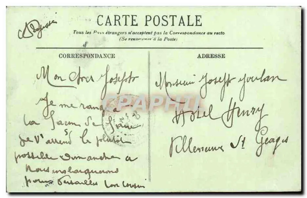 Paris - O Ponte Alexandre III - LL. n°303 - Verso