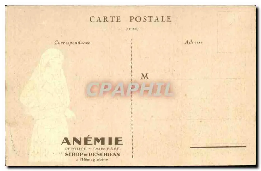 PARIS — Ile de la Cité (Vert-Galant) — Hemoglobine Deschiens - Verso