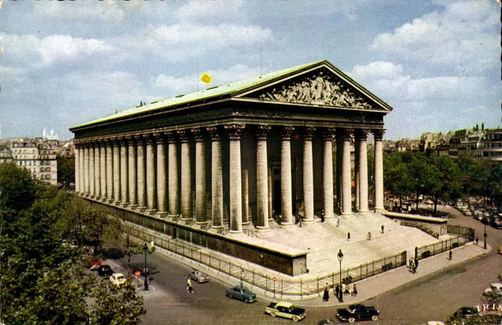 Pałac Sądu w Paryżu — widok panoramiczny — Wyd. MEXICHROME nr 223 - Awers