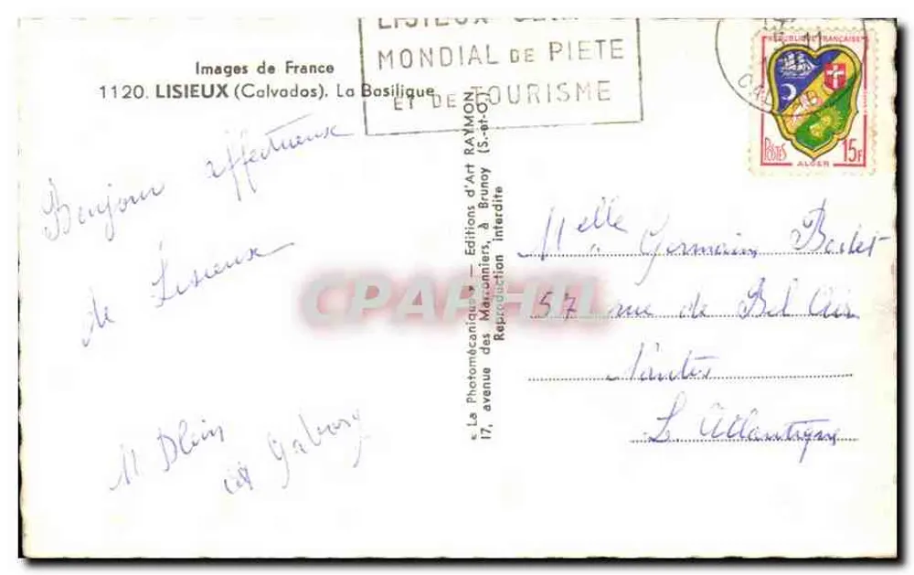 Bazylika Świętego Serca — Lisieux (Calvados) — Wydawnictwo Art RAYMON - Rewers