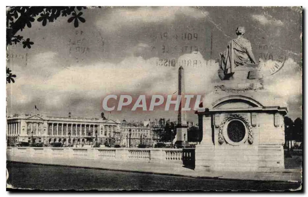 Place de la Concorde — Der Obelisk von Luxor — Editions MARCO n°20 - Vorderseite