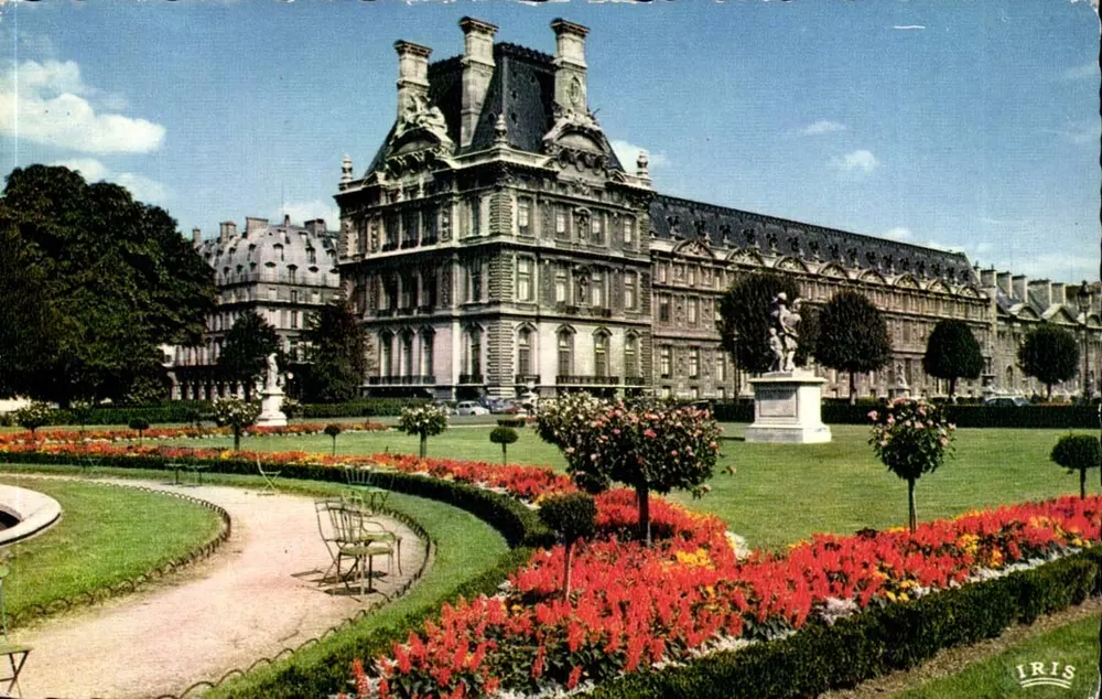 Die Tuilerien-Gärten — Paris — Verleger IRIS - Vorderseite