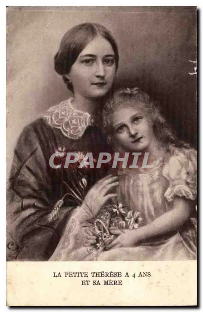 De kleine Thérèse van 4 jaar en haar moeder — Depôt — n° Z-1 - Voorkant