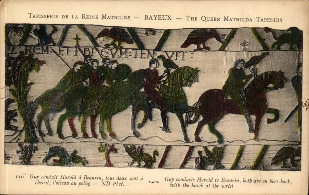 Tapisserie der Königin Mathilde — Bayeux — Die Tapisserie der Königin Mathilda - Vorderseite
