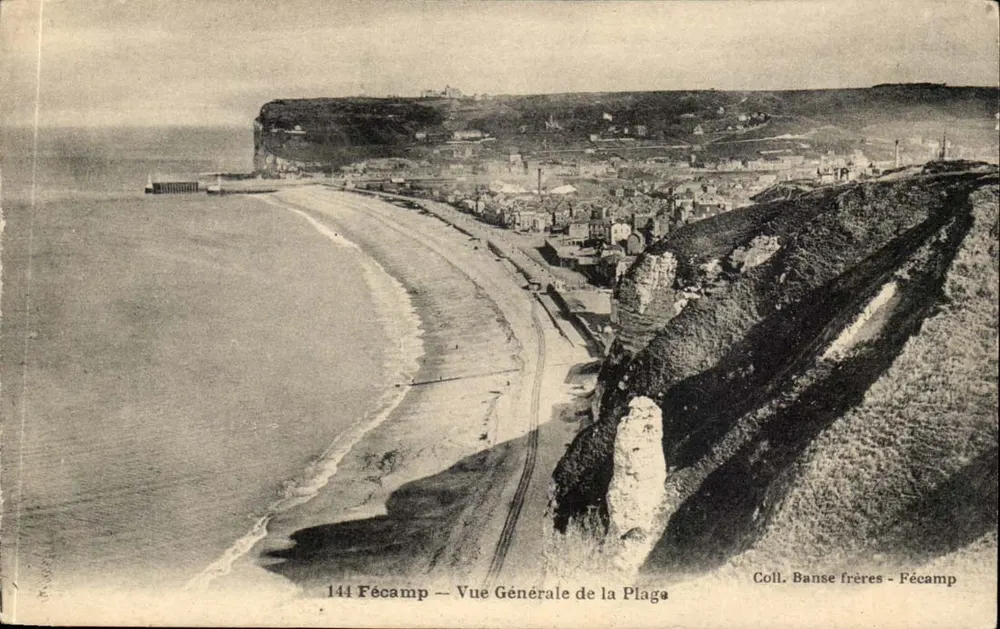 Fécamp — Vista Geral da Praia — Coleção Banse frères - Fécamp - Frente