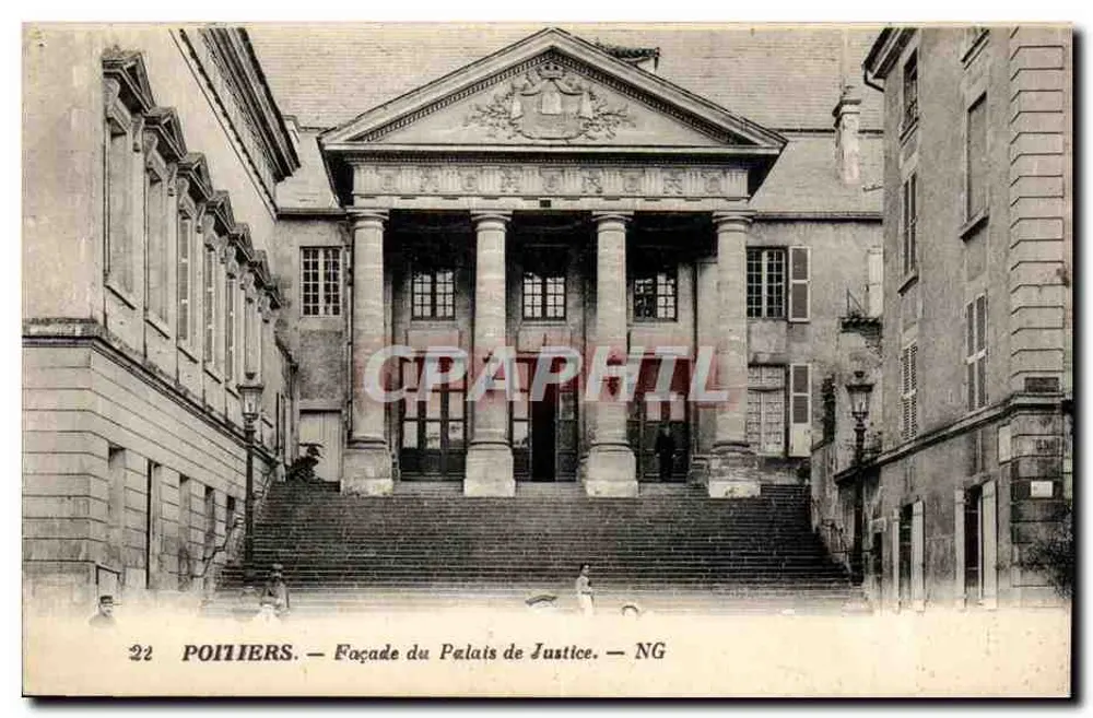 Poitiers — Facha da Casa da Justiça — NG - Frente