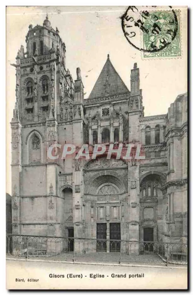 Gisors (Eure) - Kirche - Großer Portal — Biard, Verlag - Vorderseite