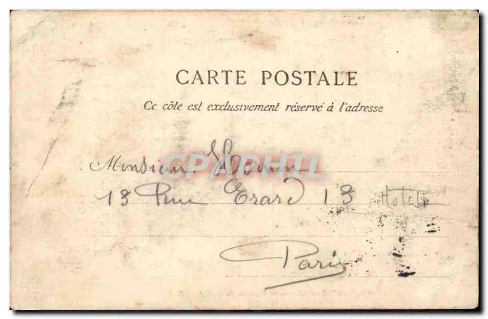 PARIS — Museu e Praça de Cluny — C.L.C. - Verso