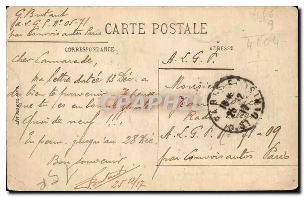 Paris (Vᵉ) — O Museu de Cluny — LL. — 1226 - Verso