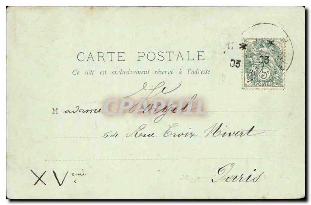 Paris — O Parc Monceau — LL. n°250 - Verso