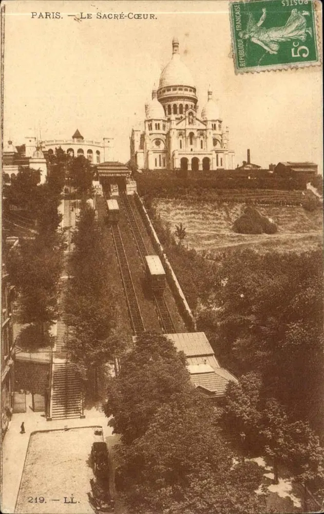 Paris — O Sacré-Cœur — Editor L.L. n°219 - Frente