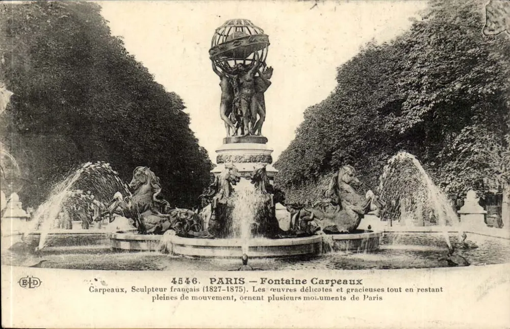 Paris — Fonte Carpeaux — Editor BPD, n° 4546 - Frente