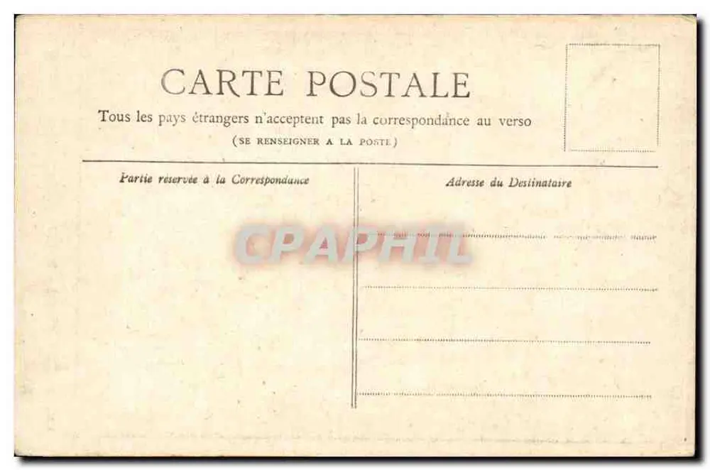 Uhr des Palasts der Gerechtigkeit — Paris — Sammlung Petit Journal - Rückseite