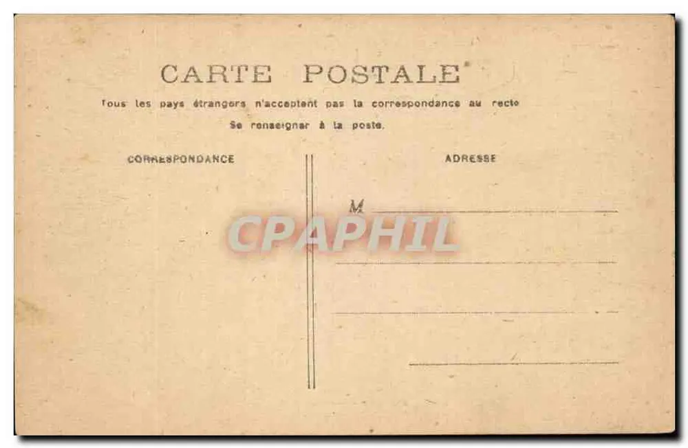 Paris - Palais-Royal — vista da praça e dos edifícios — editor não identificado - Verso