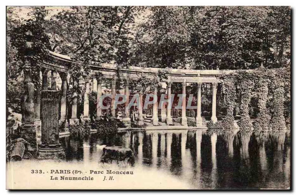 Paris (8e) - Parc Monceau - A Naumáquia — J.H. n°333 - Frente
