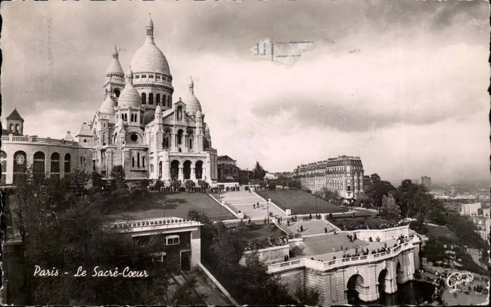 Paris - Der Sacré-Cœur — Panoramablick — Gompé, Nr. 3512 - Vorderseite