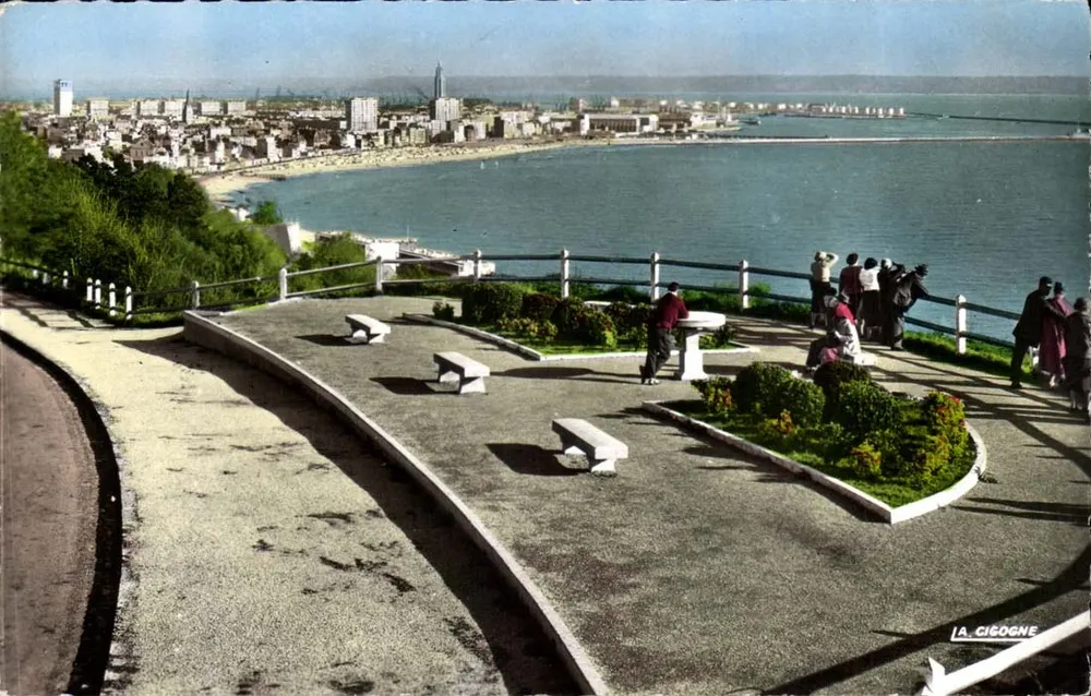 Panoramablick auf Le Havre — Sainte-Adresse — Éditions 'La Cigogne' - Vorderseite