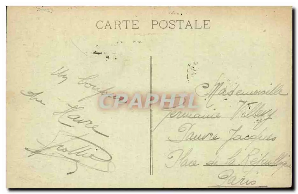 Le Havre — A Praia — A. Nemitz, Le Havre - Verso