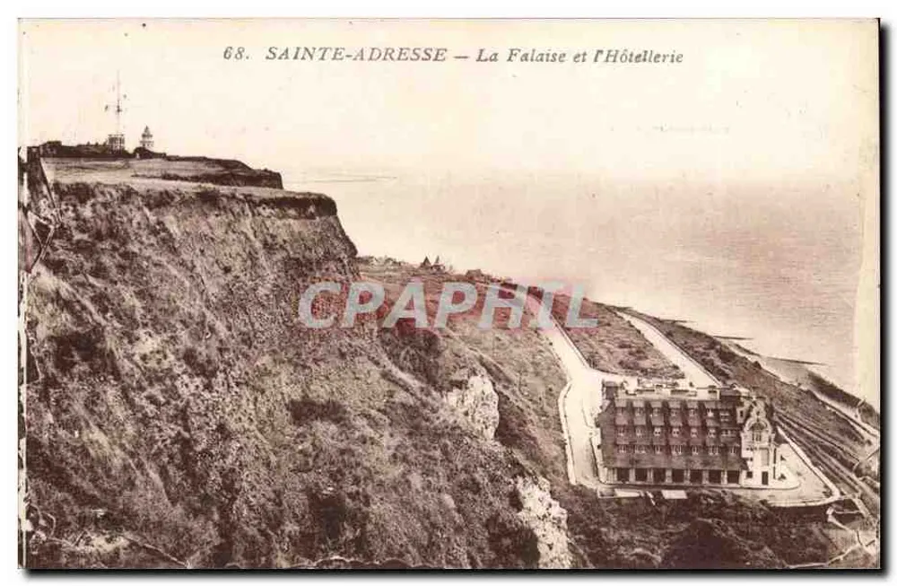 Sainte-Adresse — Die Klippe und das Hotel — Verlag: La Demeure, Paris - Vorderseite