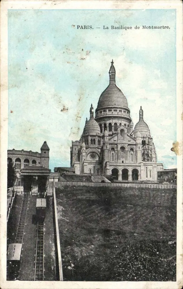 Paris — A Basílica de Montmartre — J.C. Paris - Frente