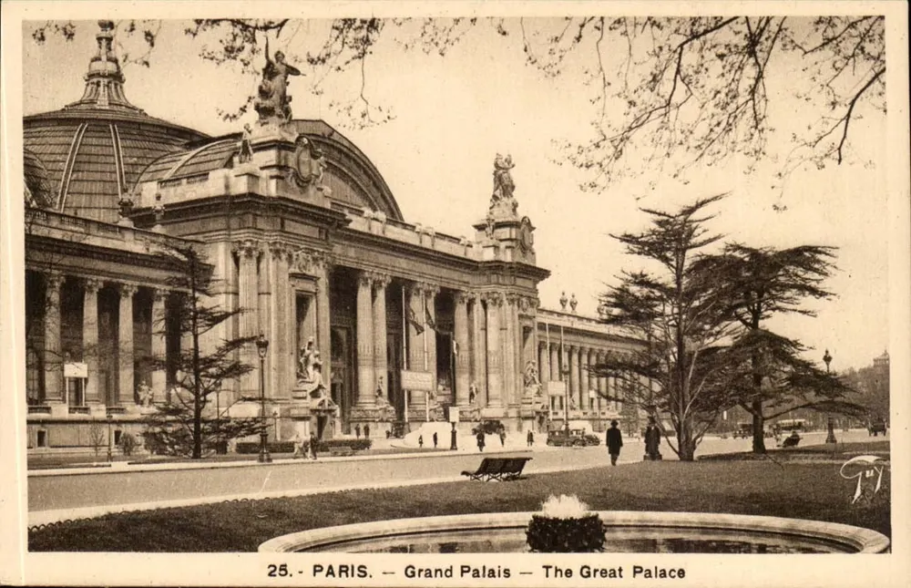 PARIS — Grand Palais — O Grande Palácio — A. Leconte, r. Ste-Croix-de-la-Bretonnerie, Paris - Frente