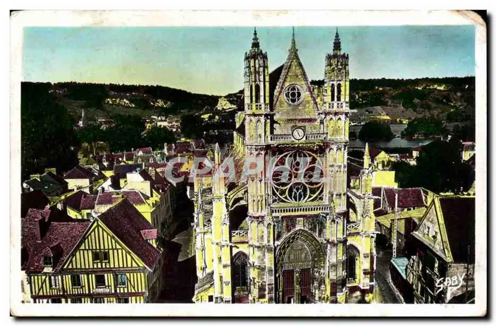 Vernon (Eure) — Kathedrale (12. bis 14. Jahrhundert) und Bergfried (13. Jahrhundert) — Editions Gaby - Vorderseite