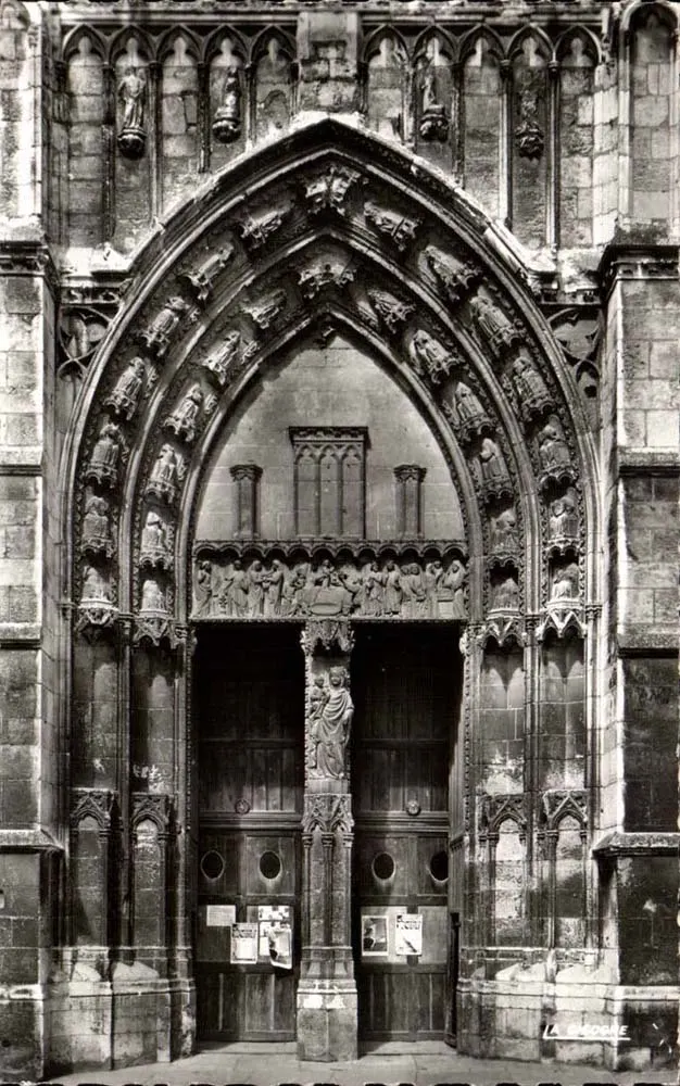 Portal der Kollegiatekirche Notre-Dame — Vernon (Eure) — Éditions La Cigogne - Vorderseite