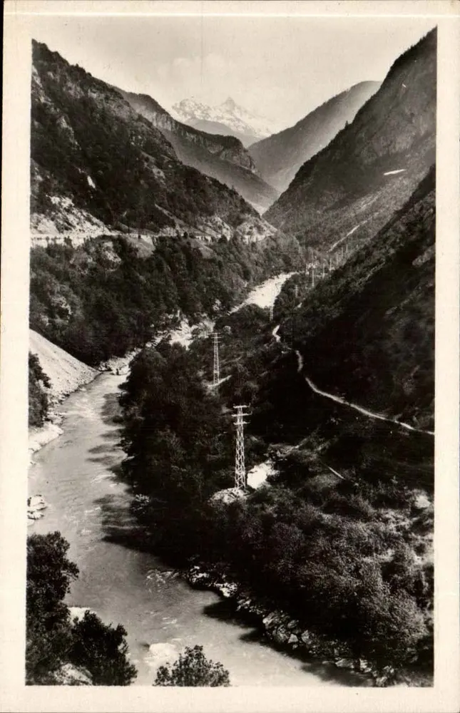 Tal der Isère — zwischen Aigueblanche und Montiers — Edition Gill, Annecy - Vorderseite