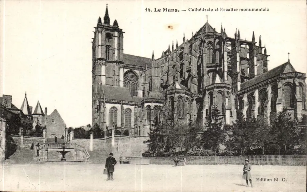 Le Mans — Catedral e Escada Monumental — Edição N.G. - Frente