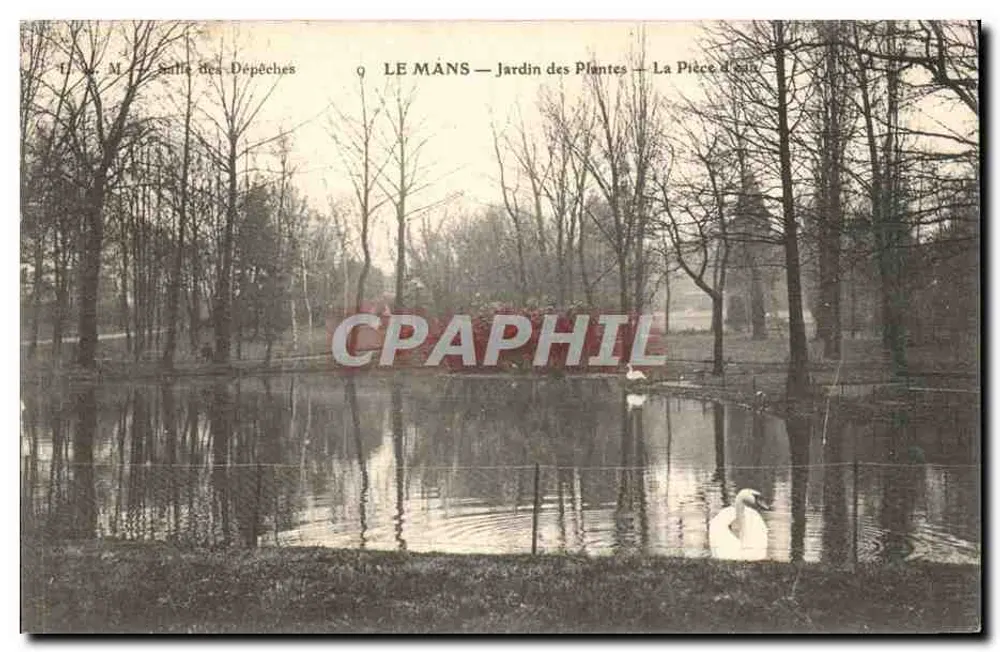 Le Mans — Botanischer Garten — Die Wasserstelle - Vorderseite