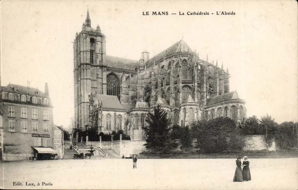 Le Mans — A Catedral — A Abside — Edit. Lux, em Paris - Frente