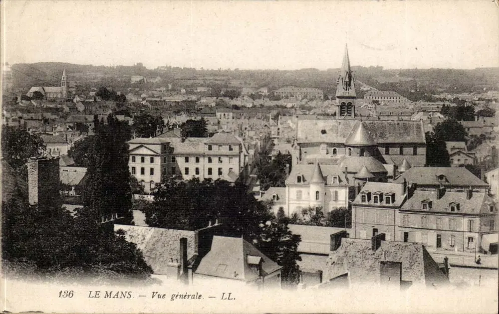 Le Mans — Vista geral — LL. — n° 136 - Frente