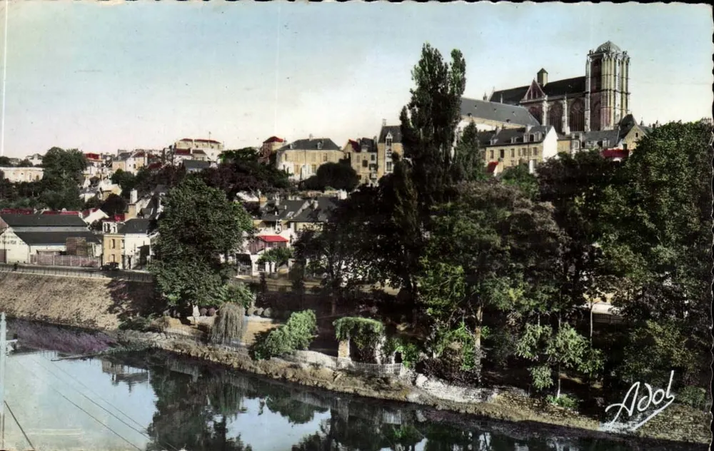 Le Mans — Linker Ufer der Sarthe, gallo-römische Ruinen und Gärten — Imp. Phot. A. DOUBEAU - Le Mans - Vorderseite